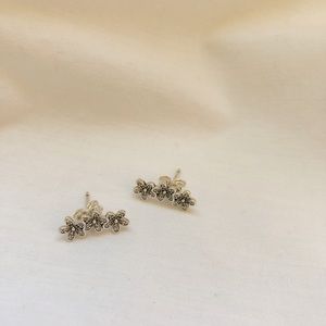 Dainty Sterling Pandora Earring/Ring Set